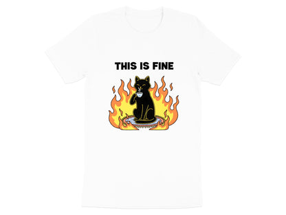 This Is Fine Cat Meme T-Shirt