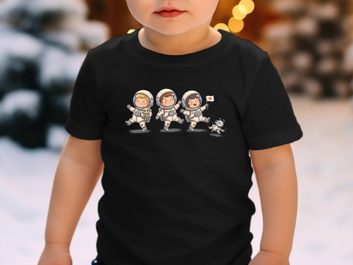 Little Space Explorers Kids Astronaut T-Shirt
