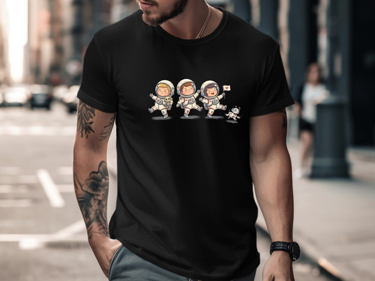 Little Space Explorers Kids Astronaut T-Shirt