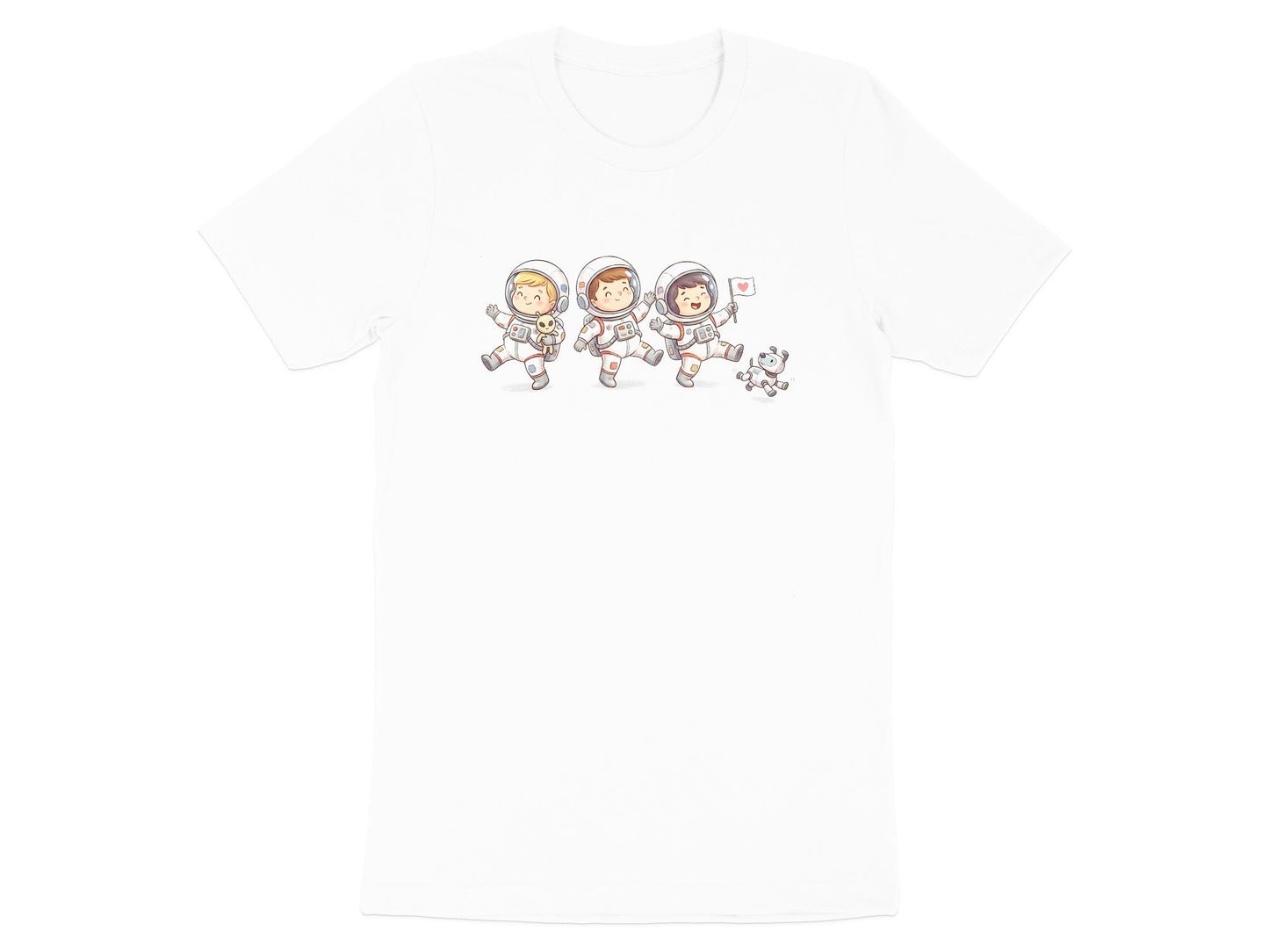 Little Space Explorers Kids Astronaut T-Shirt