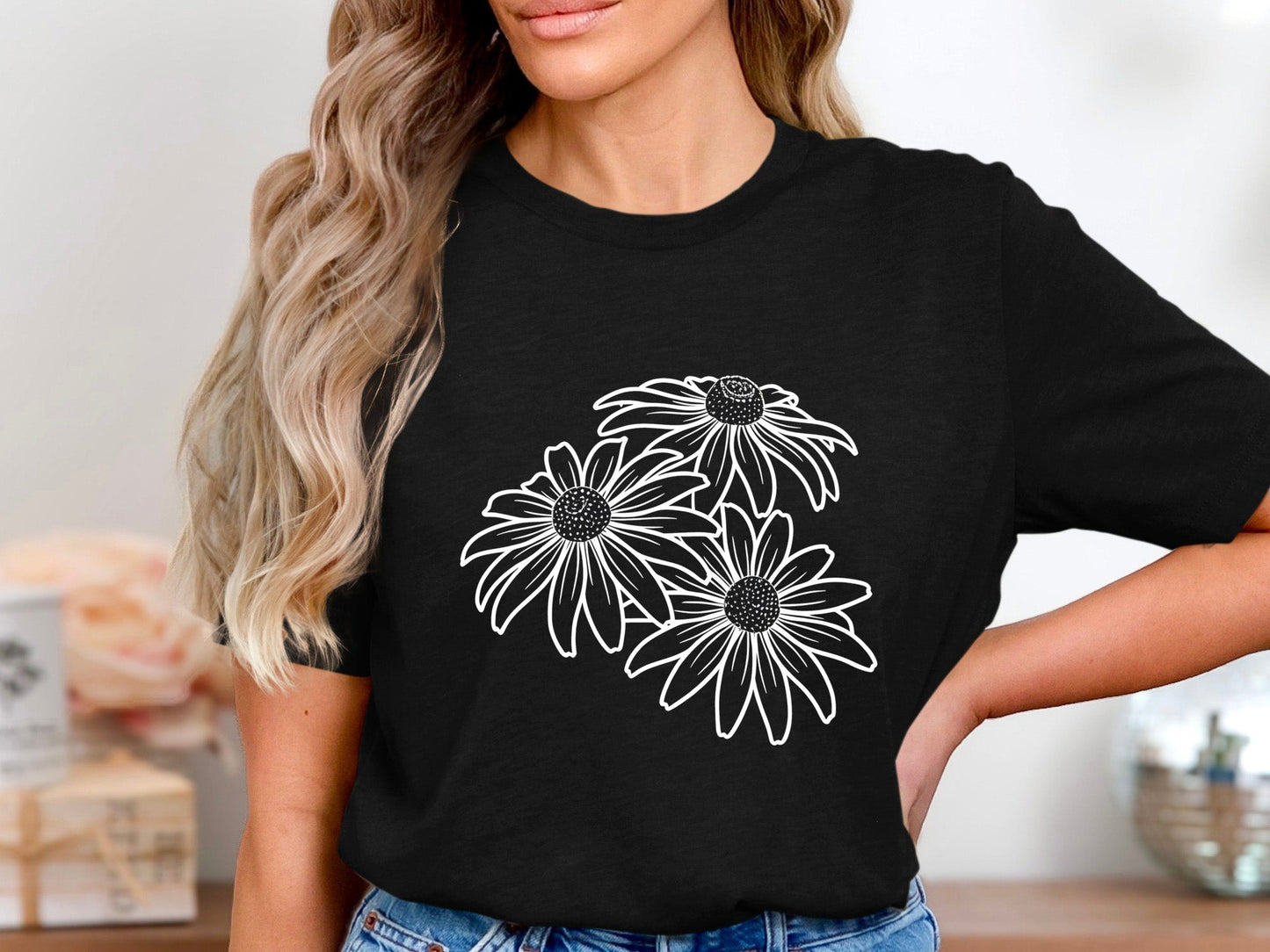 Trio of Daisies Bold Graphic Tee