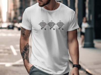 Artisan Trio Patterned Kettle Grill T-Shirt