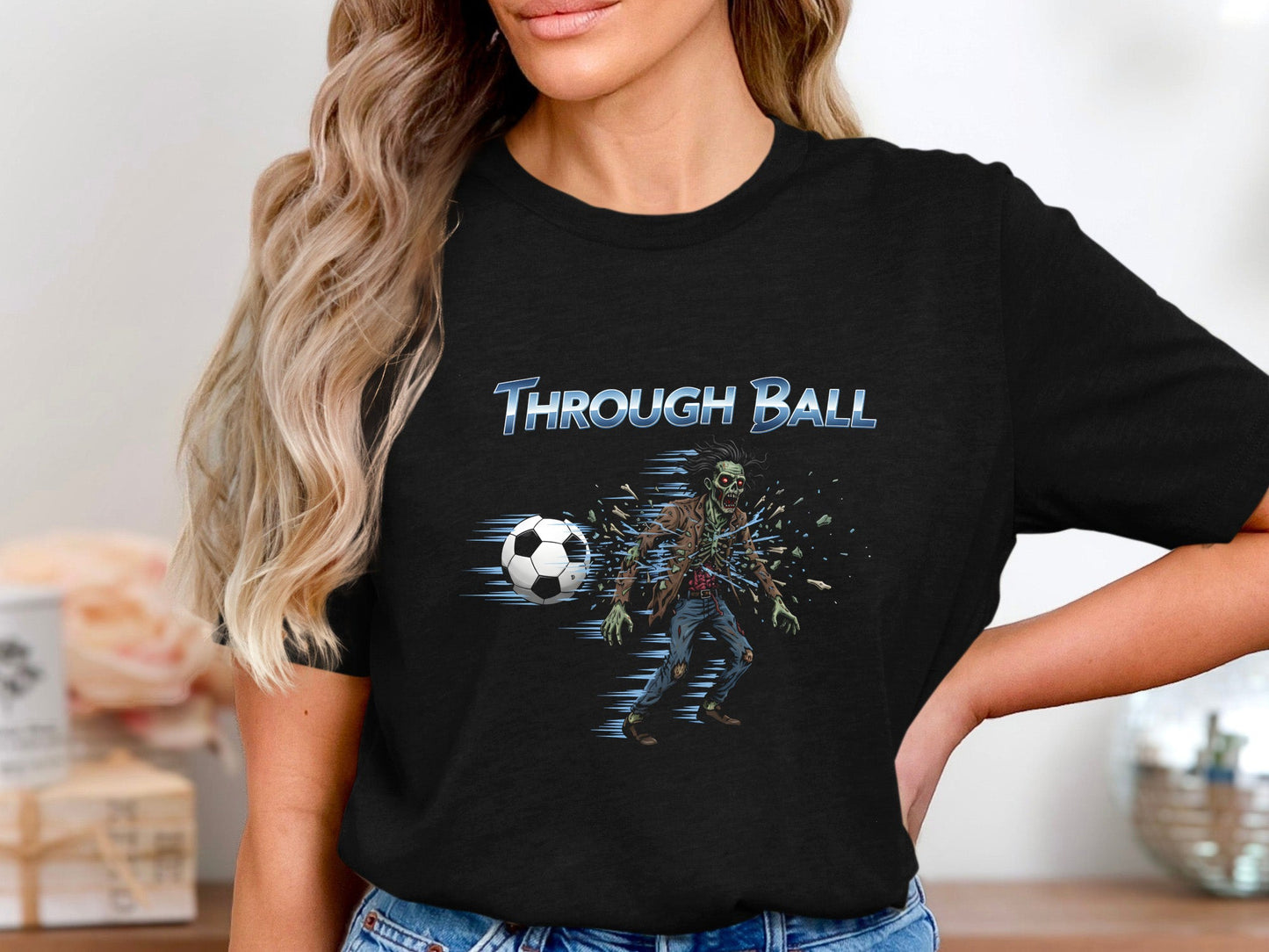 Through Ball Zombie Soccer T-Shirt