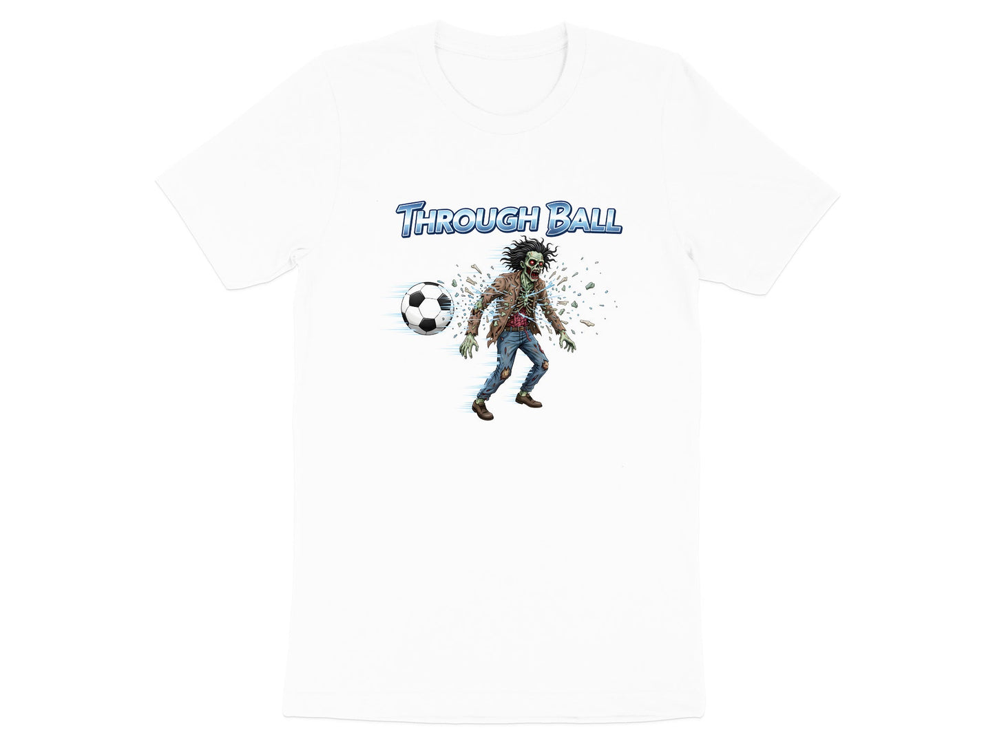 Through Ball Zombie Soccer T-Shirt