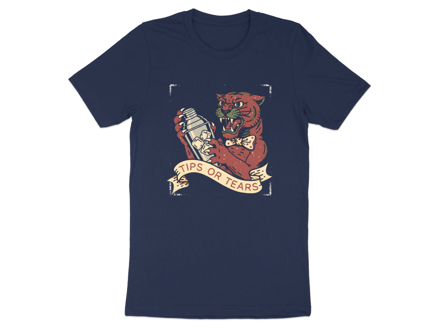 Tips Or Tears Panther Graphic T-Shirt