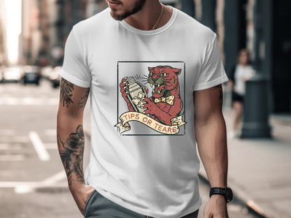 Tips Or Tears Panther Graphic T-Shirt