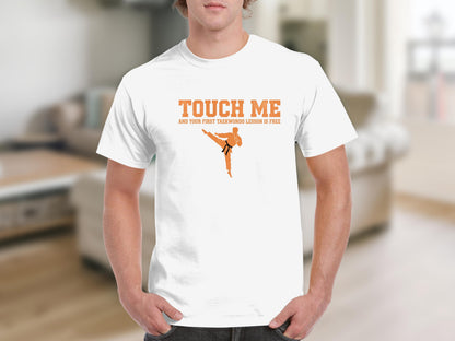 Free Taekwondo Lesson Funny Martial Arts T-Shirt