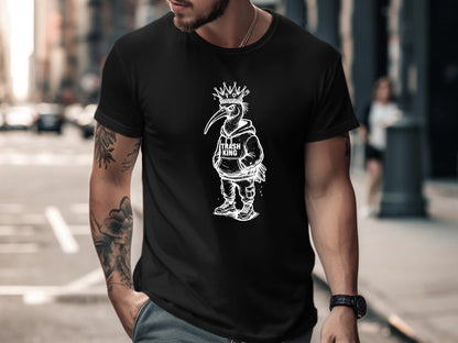 Trash King Bin Chicken Ibis T-Shirt | Funny Australian Bird Humor