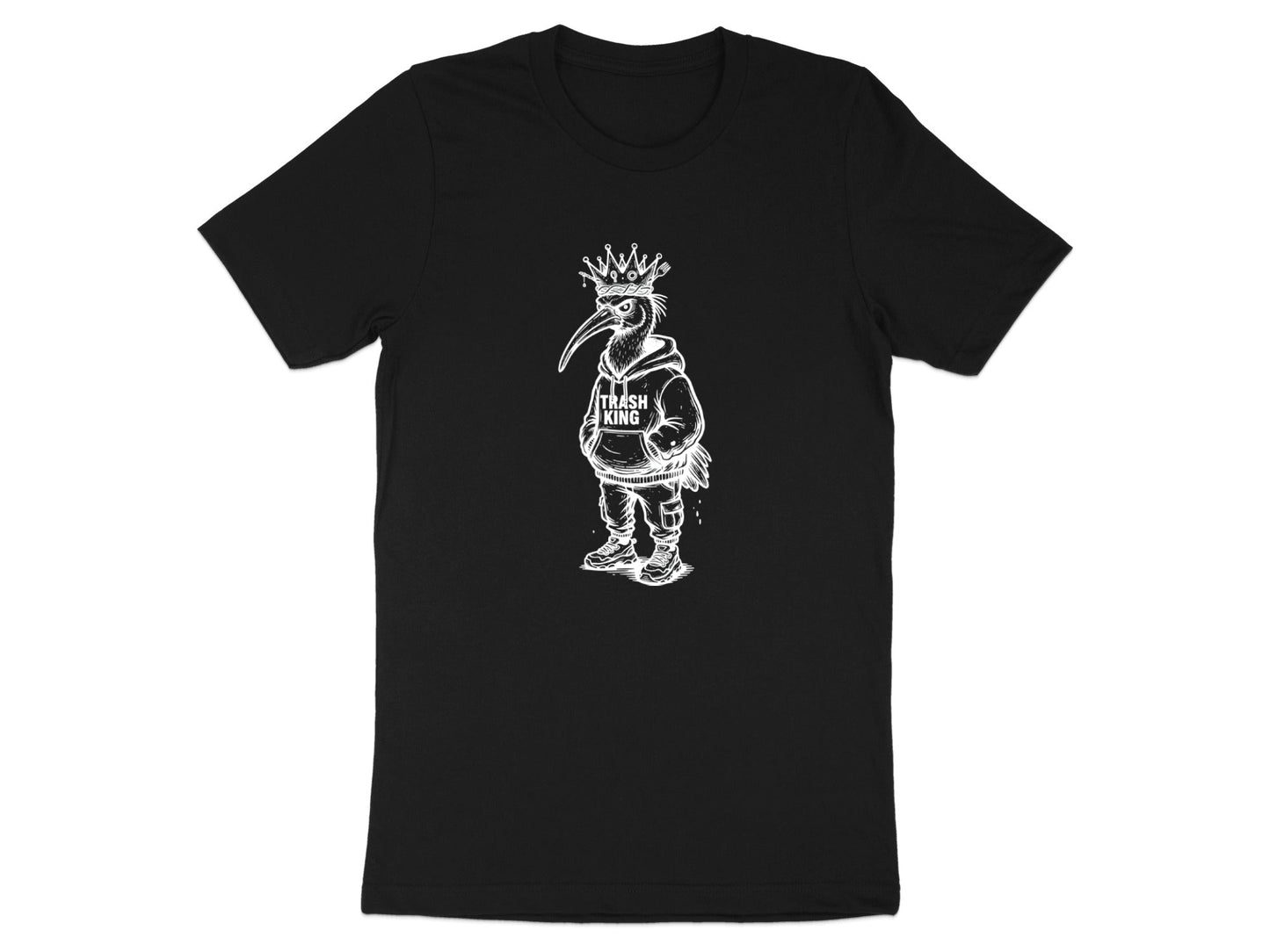 Trash King Bin Chicken Ibis T-Shirt | Funny Australian Bird Humor