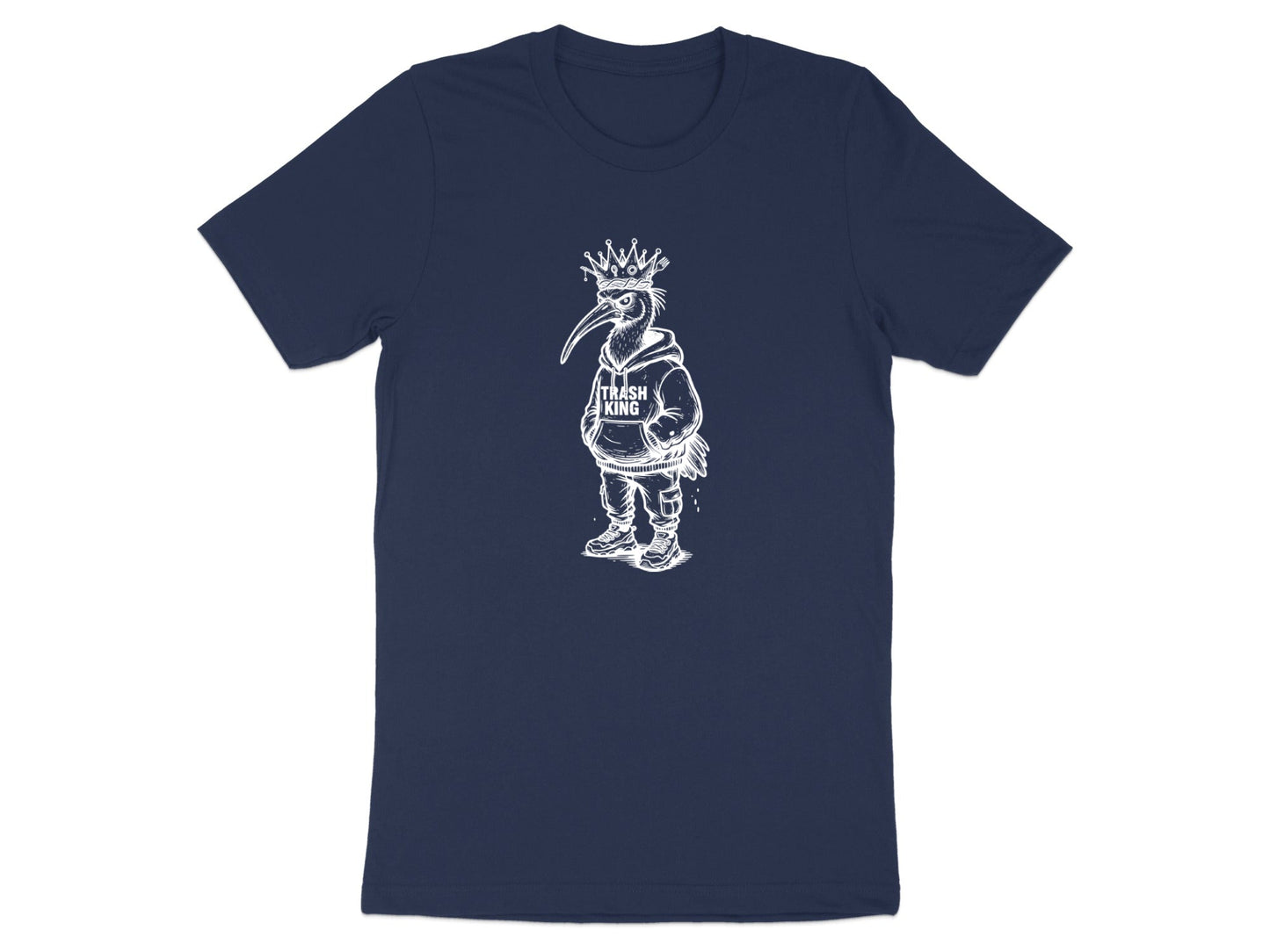 Trash King Bin Chicken Ibis T-Shirt | Funny Australian Bird Humor