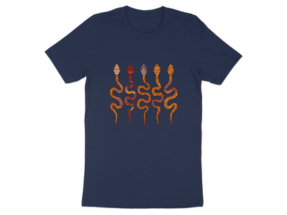 Tribal Patterned Snakes T-Shirt - Indigenous Inspired Wildlife Art