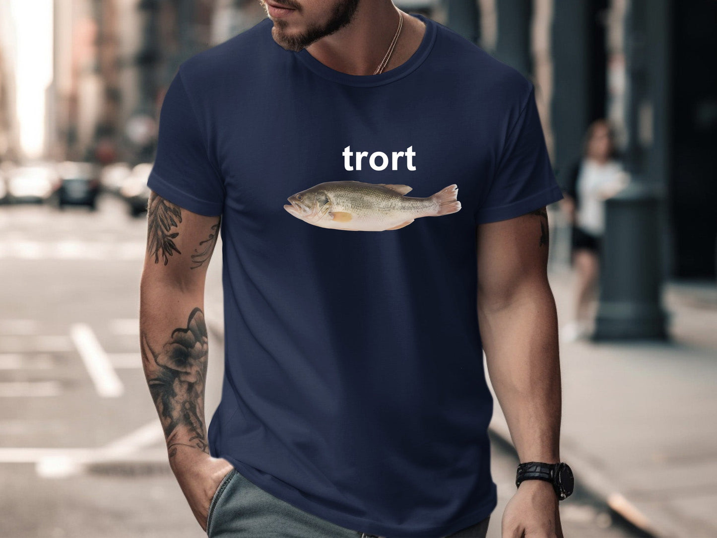 Trort Funny Fish Meme T-Shirt