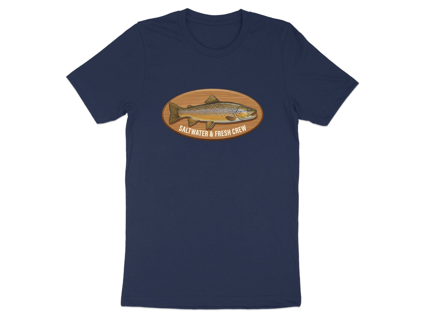 Saltwater & Fresh Crew Brown Trout T-Shirt