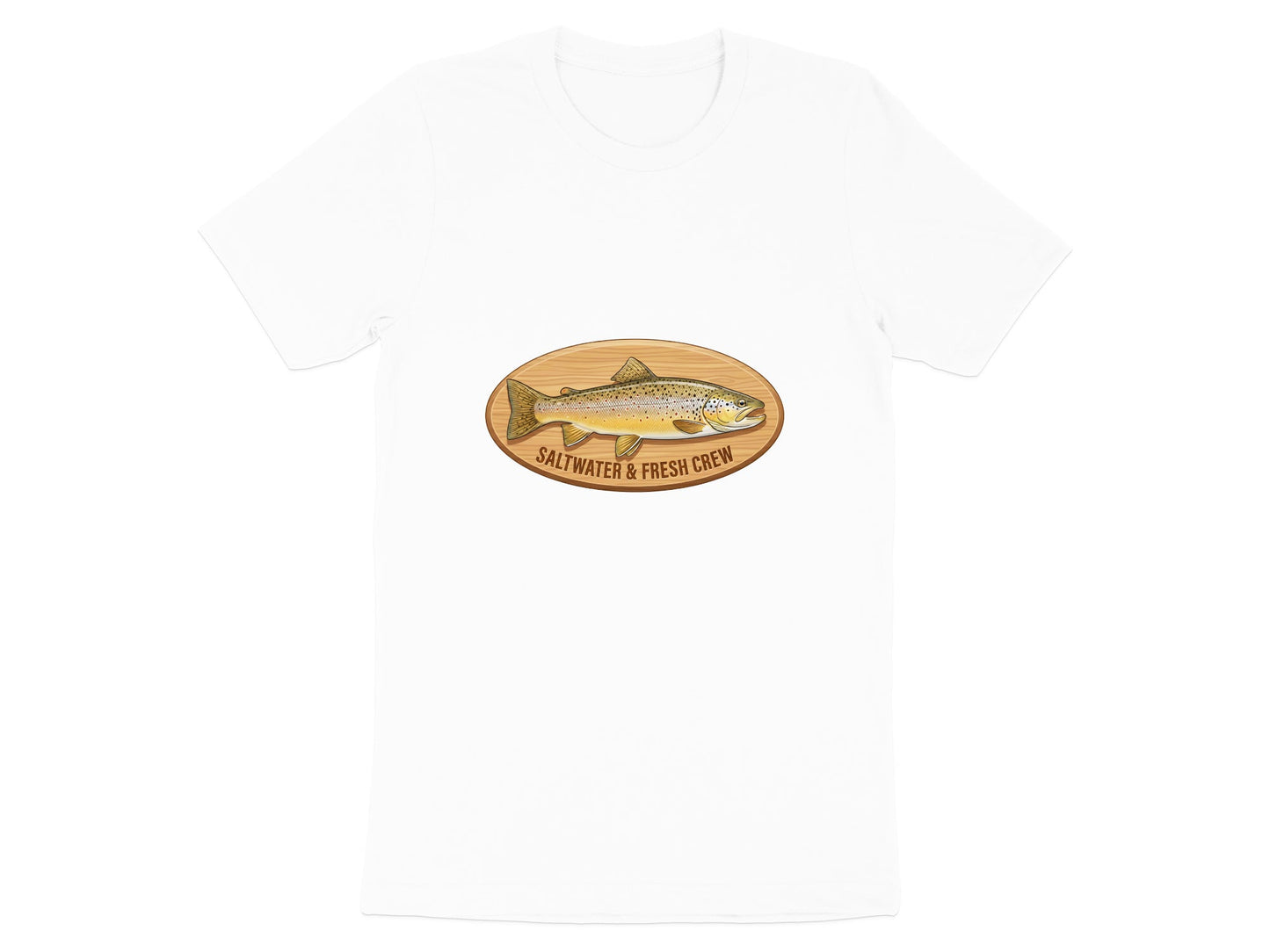 Saltwater & Fresh Crew Brown Trout T-Shirt