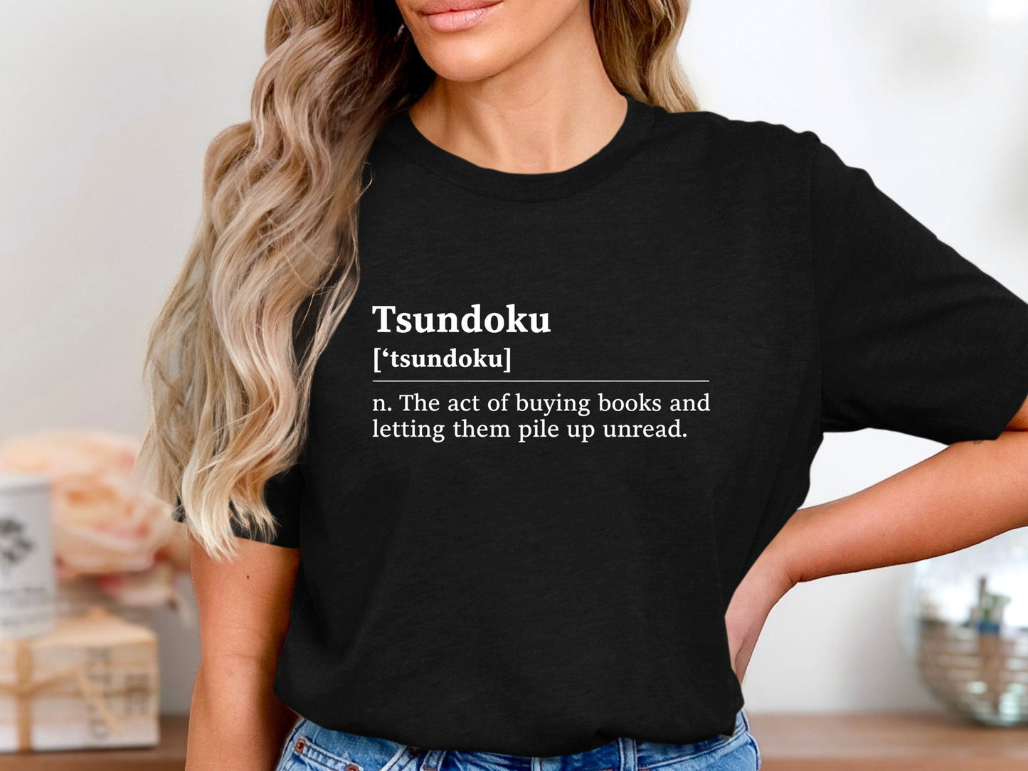 Tsundoku Definition Book Lover T-Shirt