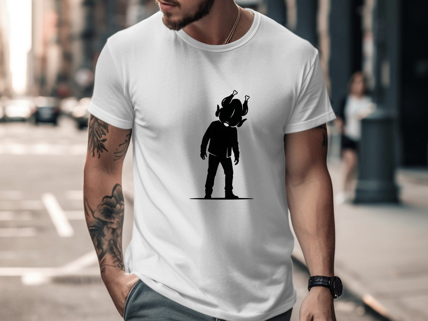 Thanksgiving Sitcom Turkey Head Graphic Tee