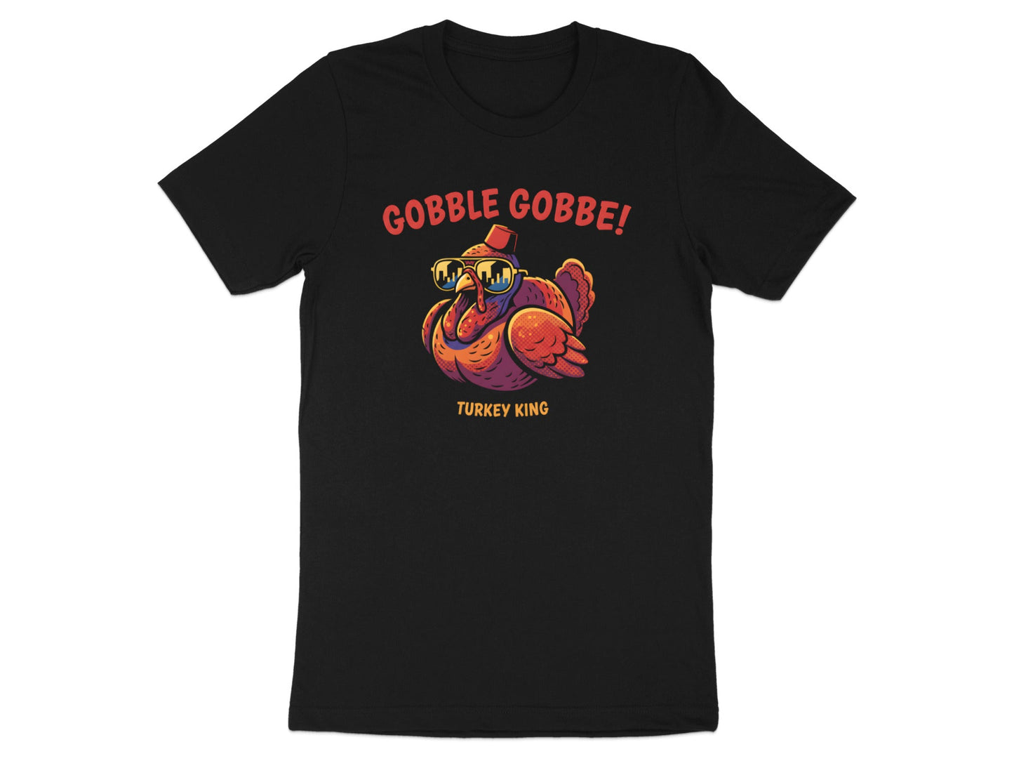 Funny Sitcom Turkey Wearing Fez and Sunglasses Tee