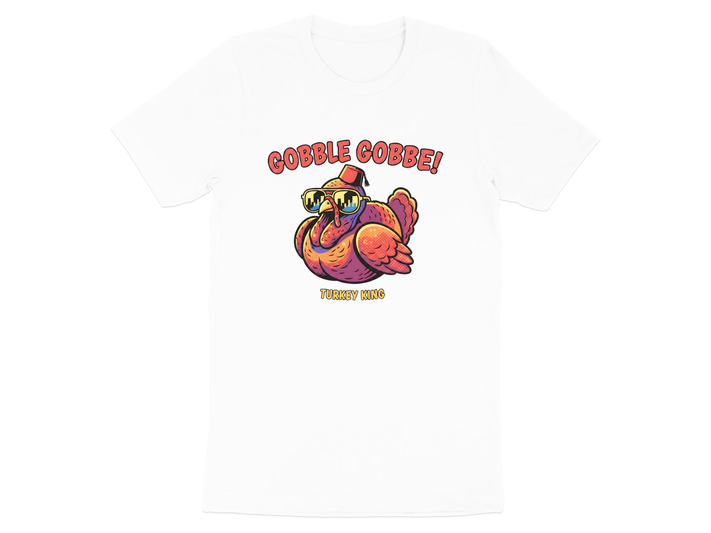 Funny Sitcom Turkey Wearing Fez and Sunglasses Tee