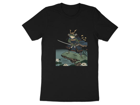 Samurai Toad Pond Lily Warrior T-Shirt
