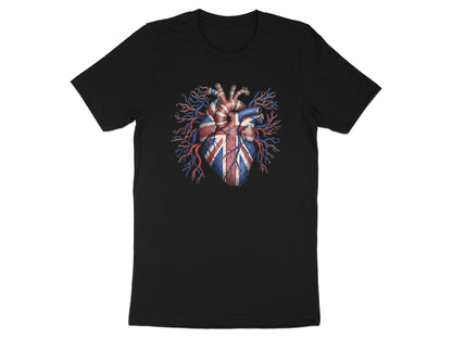 Union Jack Anatomical Heart T-Shirt - British Heart & Soul