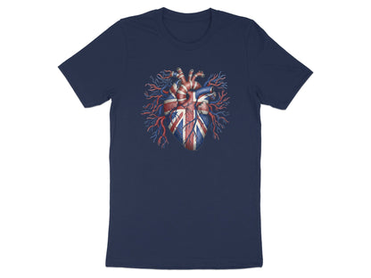 Union Jack Anatomical Heart T-Shirt - British Heart & Soul