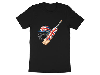 Union Jack Cricket Gear T-Shirt - Classic Sports Style