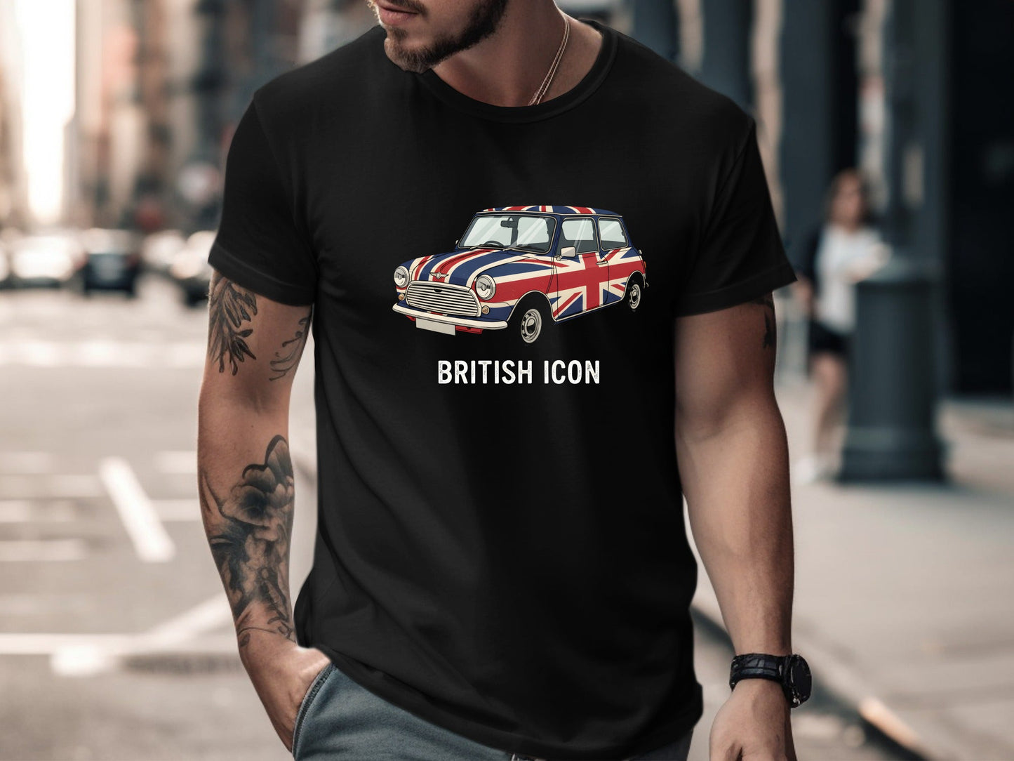 Classic Union Jack Mini Cooper T-Shirt - British Icon Tee