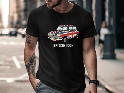 Classic Union Jack Mini Cooper T-Shirt - British Icon Tee