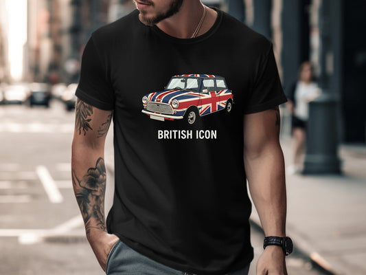 Classic Union Jack Mini Cooper T-Shirt - British Icon Tee