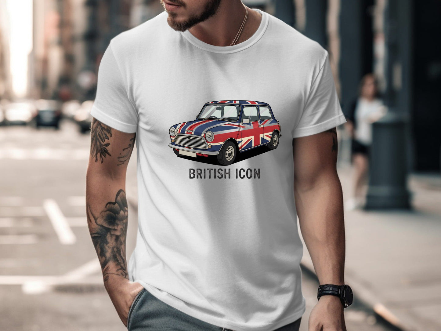 Classic Union Jack Mini Cooper T-Shirt - British Icon Tee