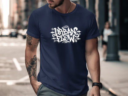 Urban Flow Monochrome Wildstyle Graffiti Graphic Tee