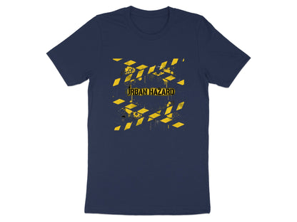 Urban Hazard Caution Tape Graffiti T-Shirt - Streetwear  Tee