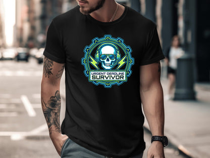 Urgent Deadline Survivor T-Shirt - Remote Work & Office Humour