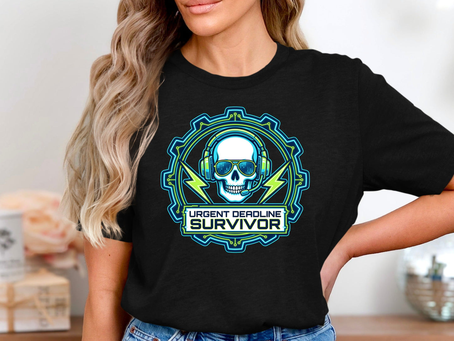 Urgent Deadline Survivor T-Shirt - Remote Work & Office Humour