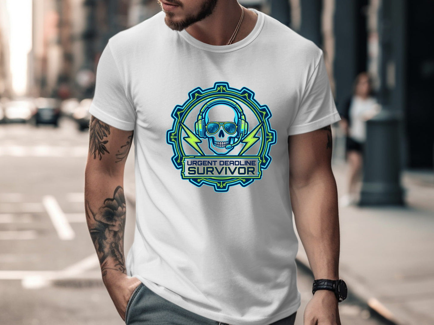 Urgent Deadline Survivor T-Shirt - Remote Work & Office Humour