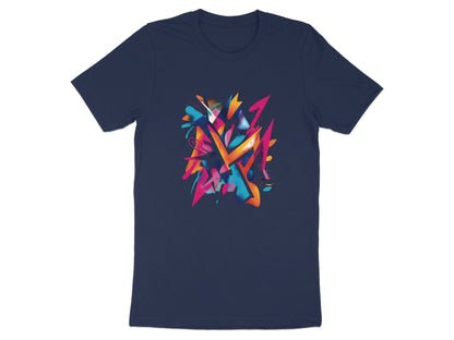 Cyber-Neon Graffiti Abstract T-Shirt