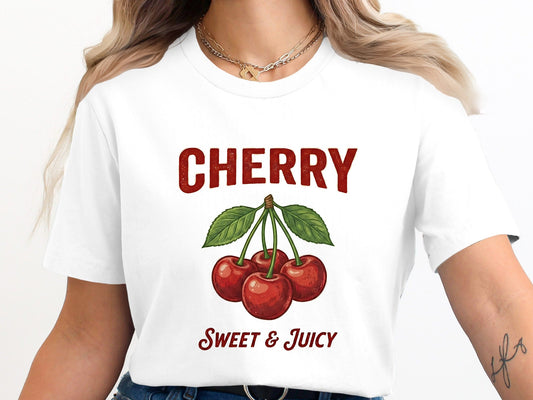 Retro Sweet & Juicy Cherry T-Shirt