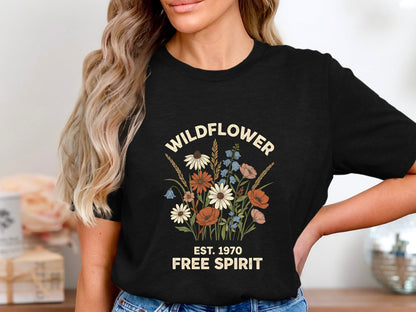 Wildflower Free Spirit Botanical T-Shirt