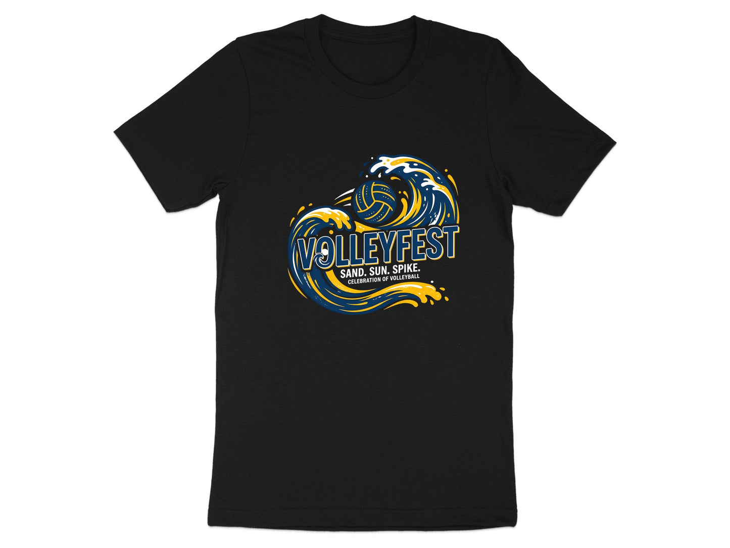 Volleyfest Beach Volleyball Graphic T-Shirt