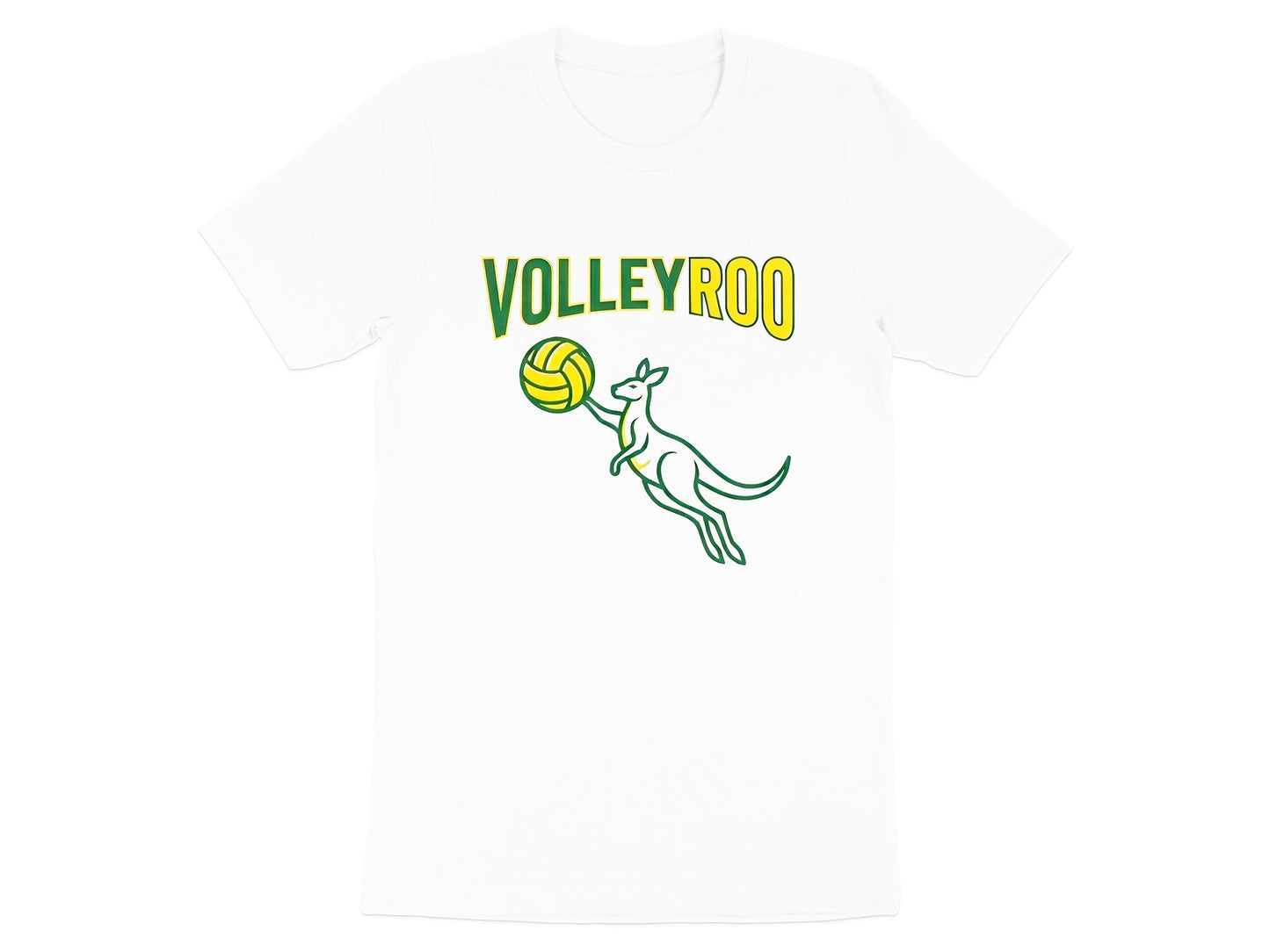 Volleyroo Australian Kangaroo Volleyball T-Shirt