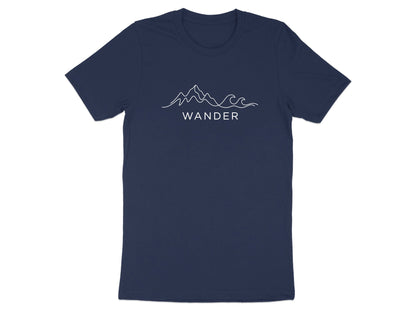 Wander Mountains to Waves Minimalist T-Shirt