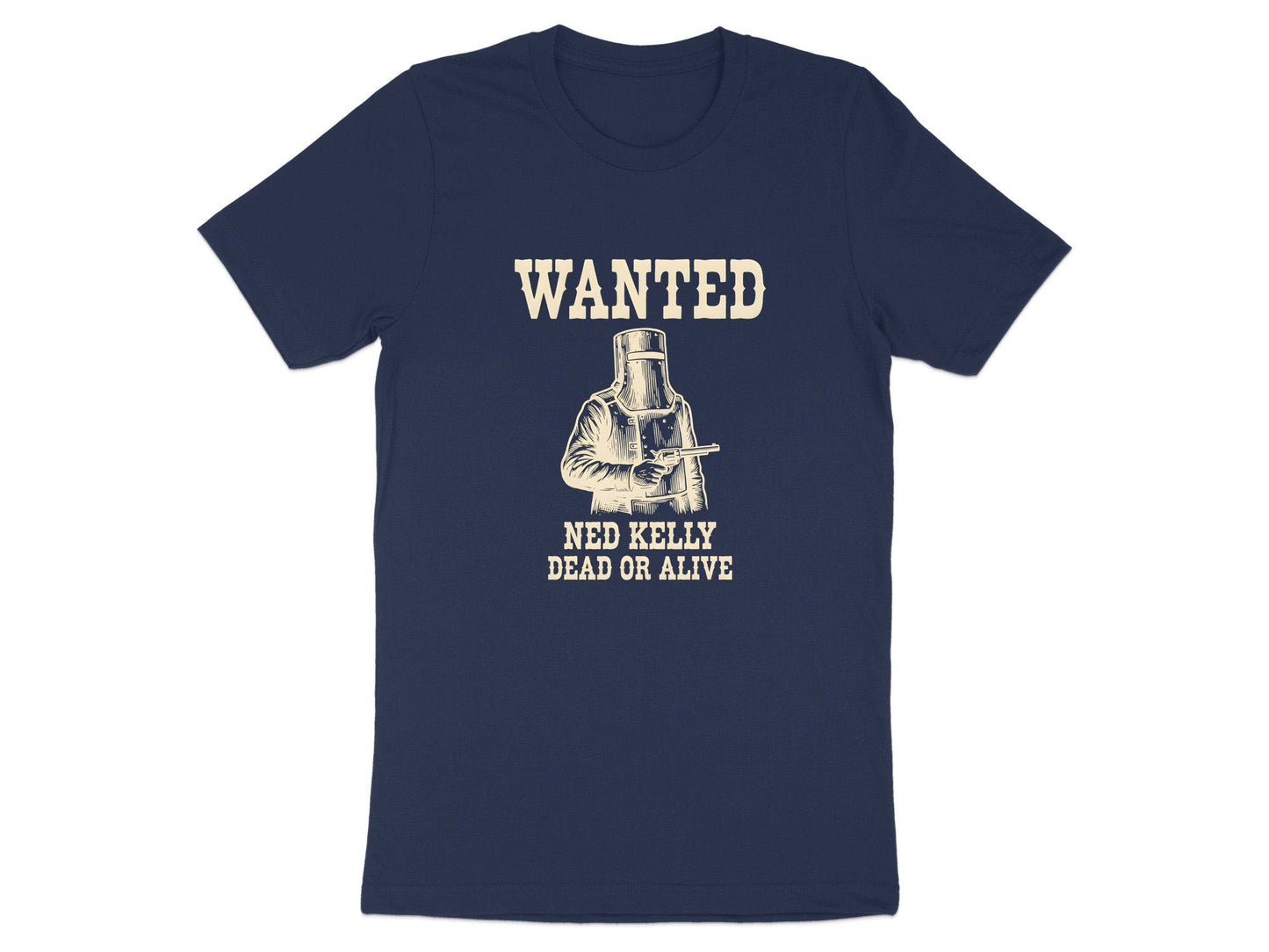 Wanted: Ned Kelly Dead or Alive Vintage T-Shirt