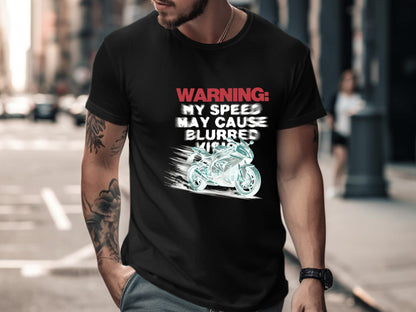 Blurred Vision High-Speed Warning T-Shirt
