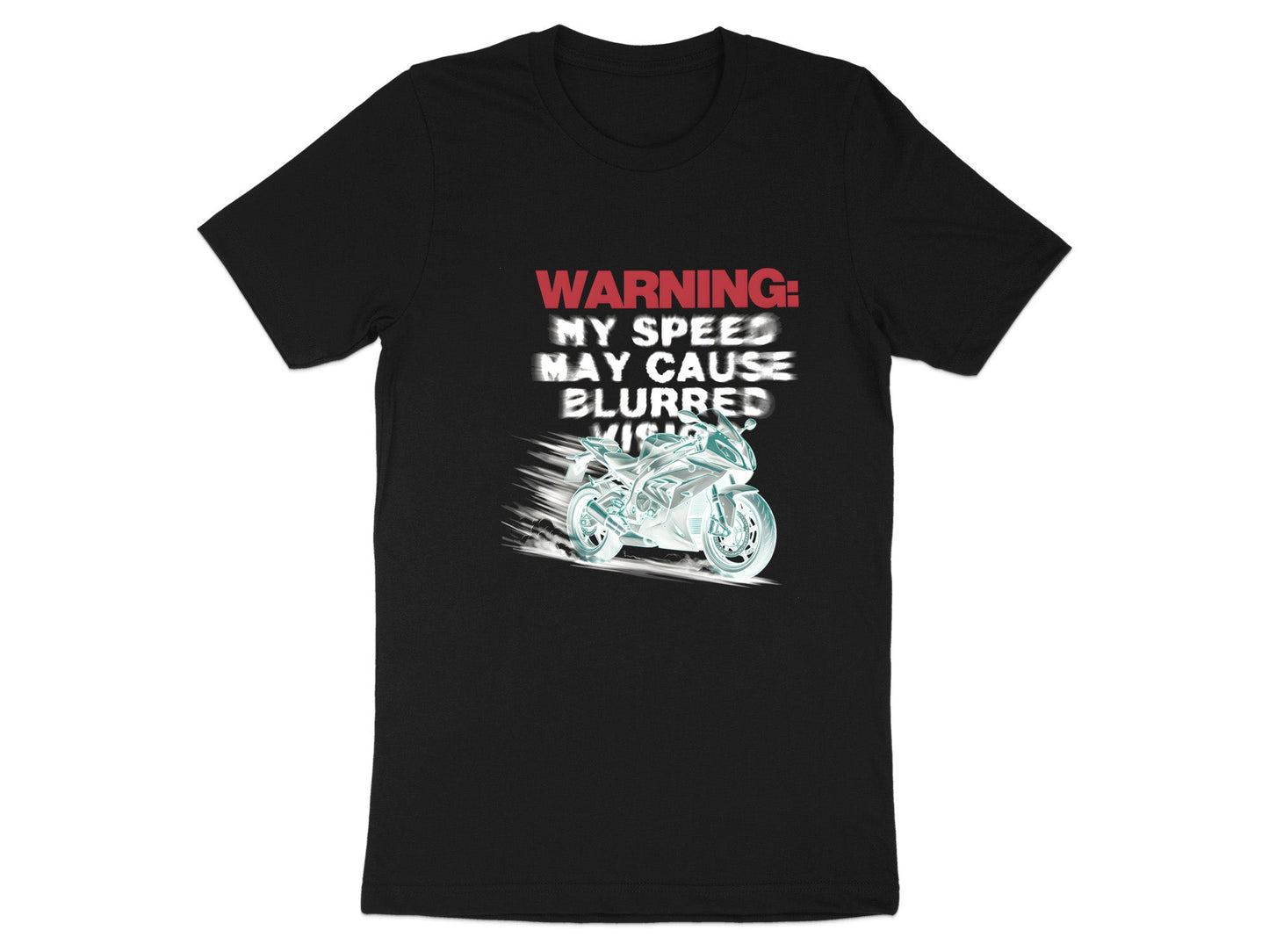 Blurred Vision High-Speed Warning T-Shirt