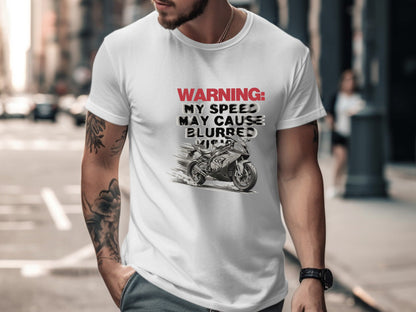 Blurred Vision High-Speed Warning T-Shirt