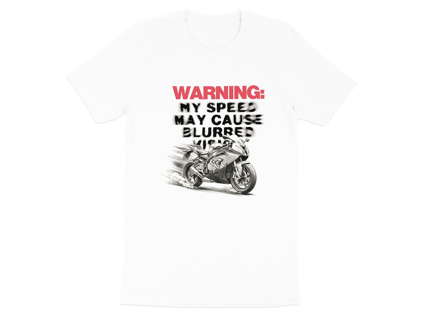 Blurred Vision High-Speed Warning T-Shirt