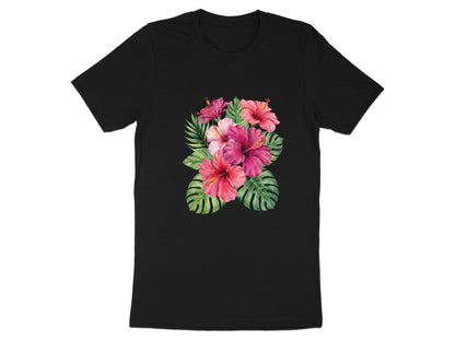 Tropical Hibiscus & Monstera Paradise T-Shirt