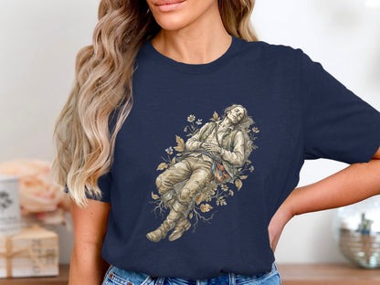 The Poet's Rest T-Shirt - Romantic Renaissance Graphic