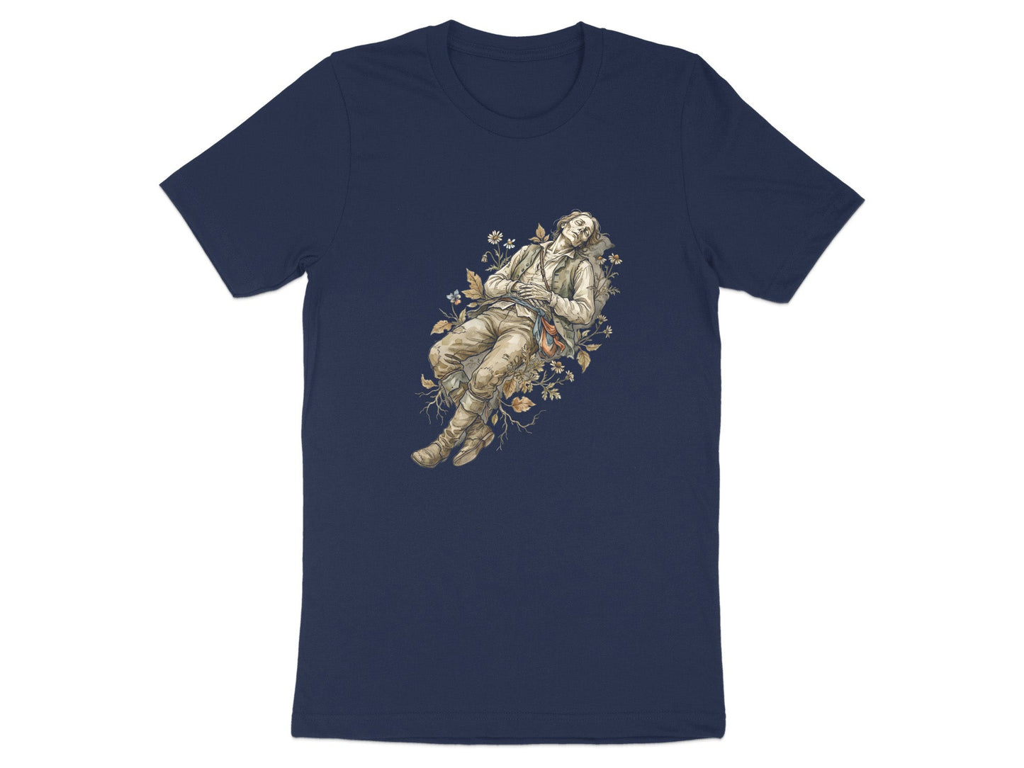 The Poet's Rest T-Shirt - Romantic Renaissance Graphic