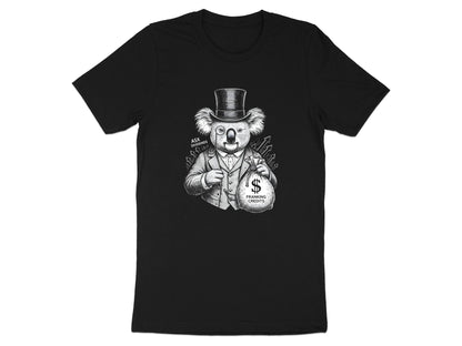 Wealthy Investor Koala T-Shirt - Luxury Australian Mascot Tee